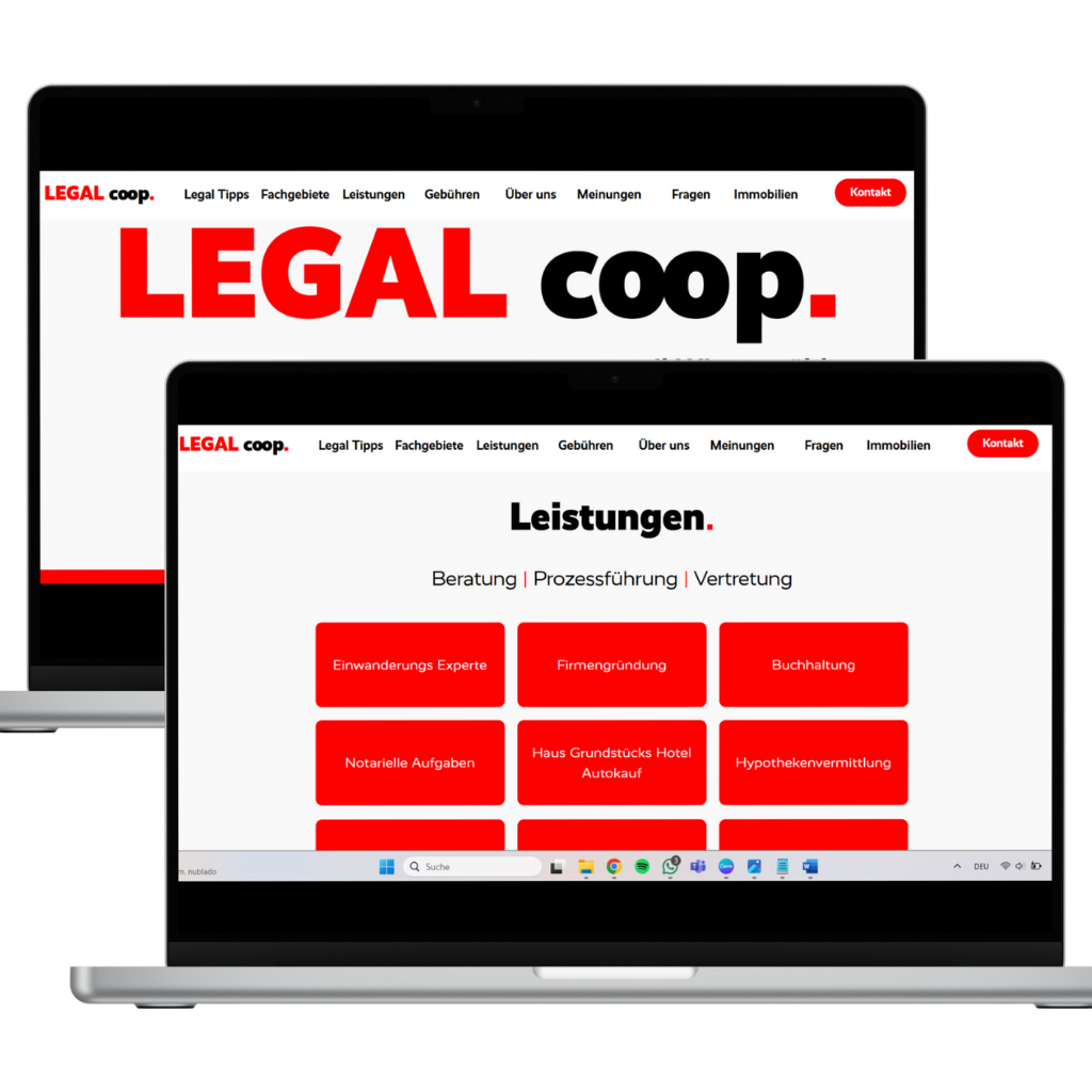 webdesign LEGAL coop